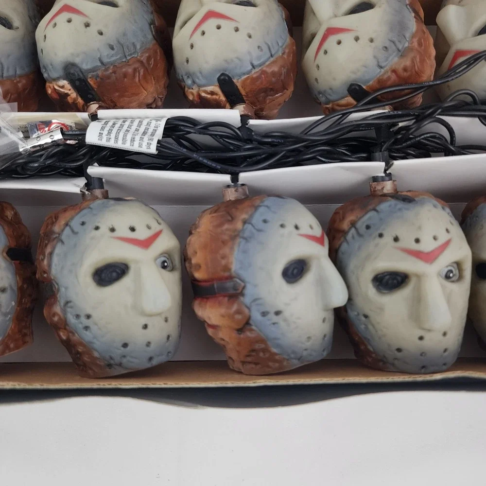 Jason Voorhees Friday The 13th Porch Party‎ String Lights Halloween Crystal Lake
